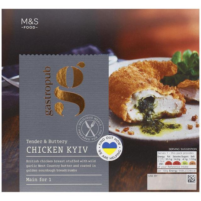 M & S Gastropub Chicken Kyiv for One, 225g