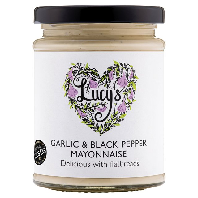 Lucy’s Garlic & Black Pepper Mayonnaise, 240g