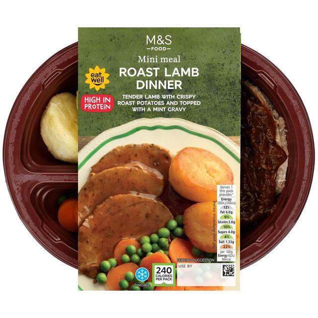 M & S Roast Lamb Dinner Mini Meal, 250g