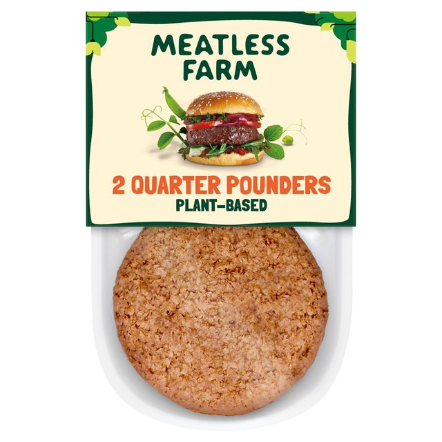 The Meatless Farm Co Meatless Farm Plant-Based Burgers, 2 x 113g