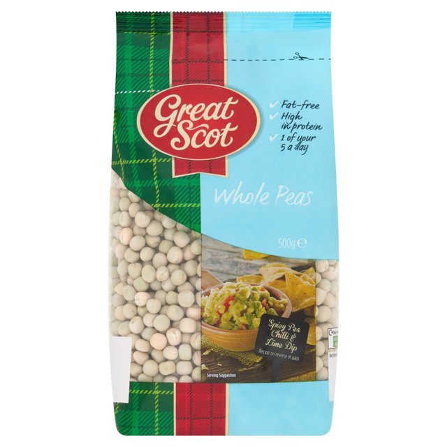 Great Scot Whole Peas, 500g