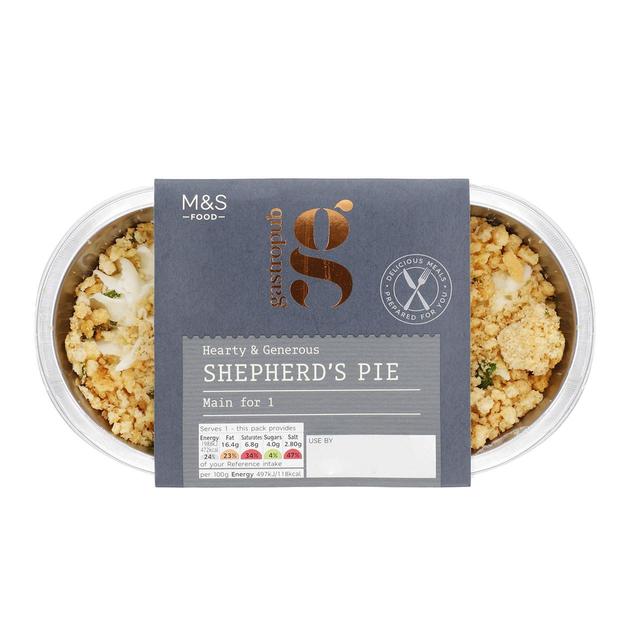 M & S Gastropub Shepherd’s Pie for One, 415g