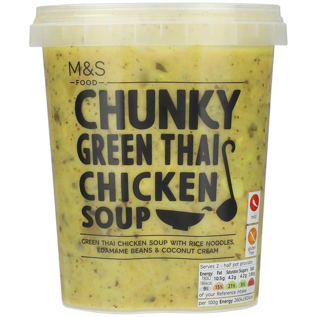 M & S Chunky Thai Chicken Soup, 600g