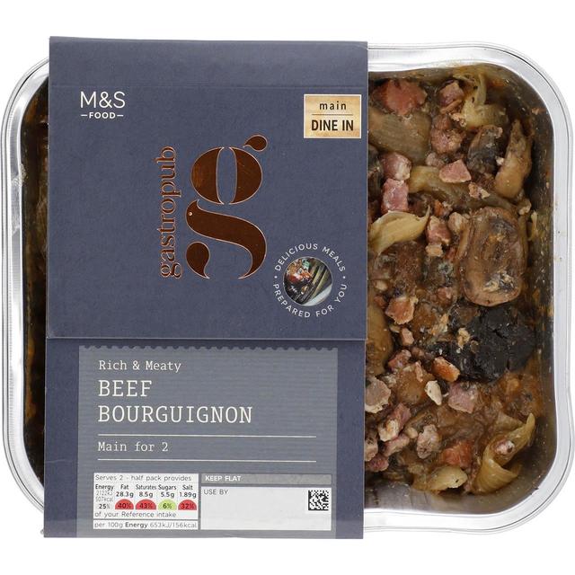 M & S Gastropub Beef Bourguignon Main for Two, 550g