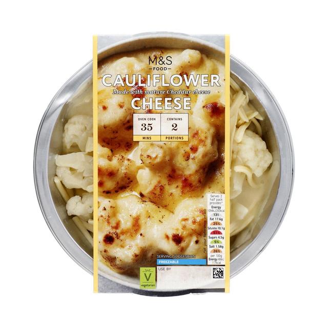 M & S Cauliflower Cheese With Mature Cheddar Cheese Serves 2, 450g
