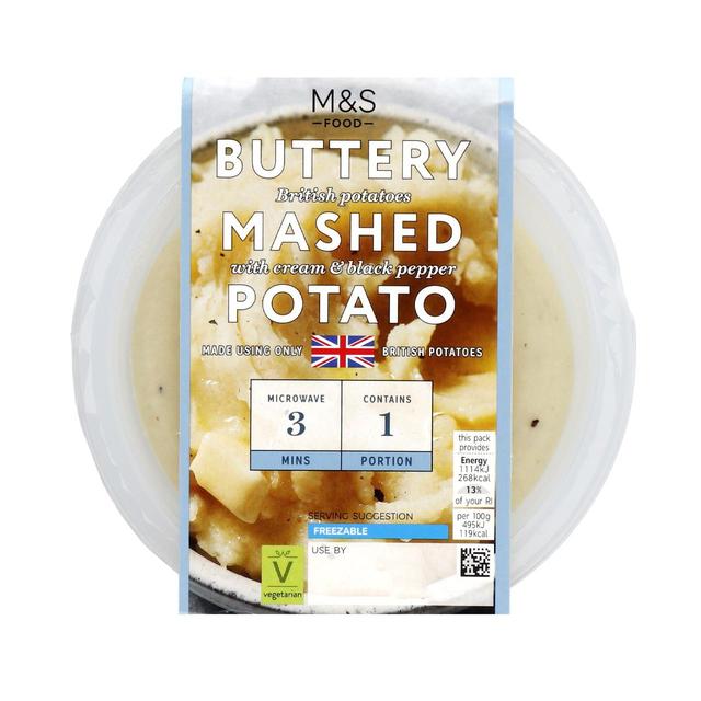 M & S Buttery Mash Potato, 225g