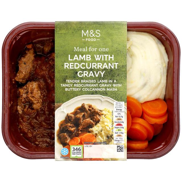 M & S Lamb With Redcurrant Gravy & Mash, 380g