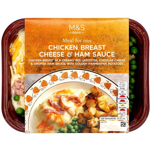 M & S Chicken Breast in Cheese & Ham Sauce, 400g