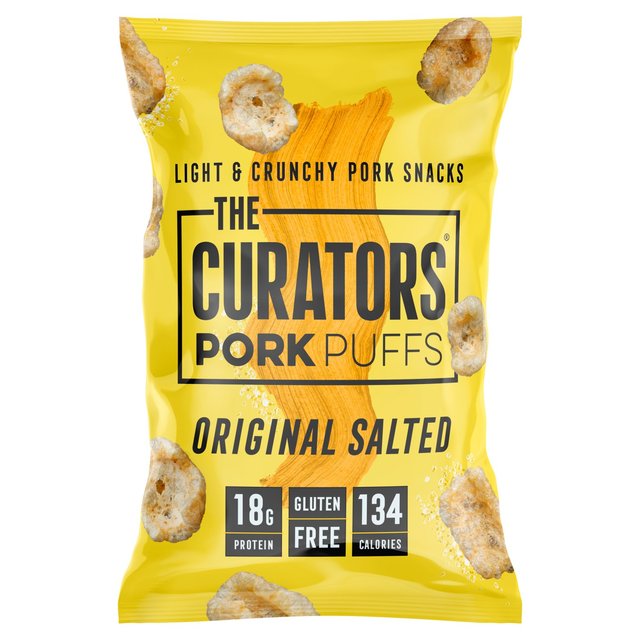 The Curators Salted Pork Puffs, 25g