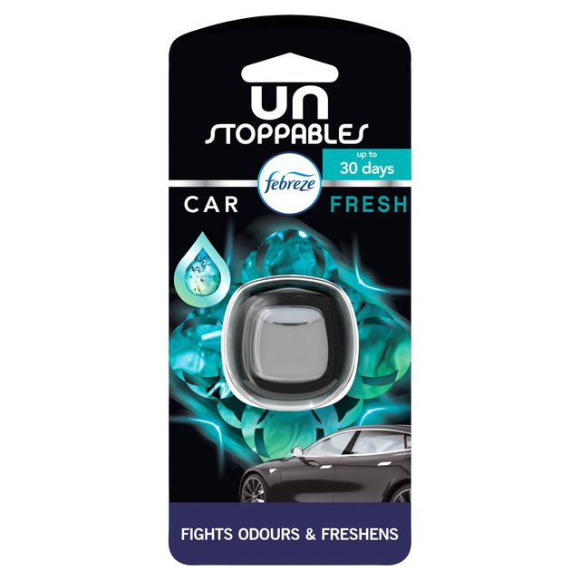 Febreze Unstoppables Car Clip Air Freshener Fresh, 2ml