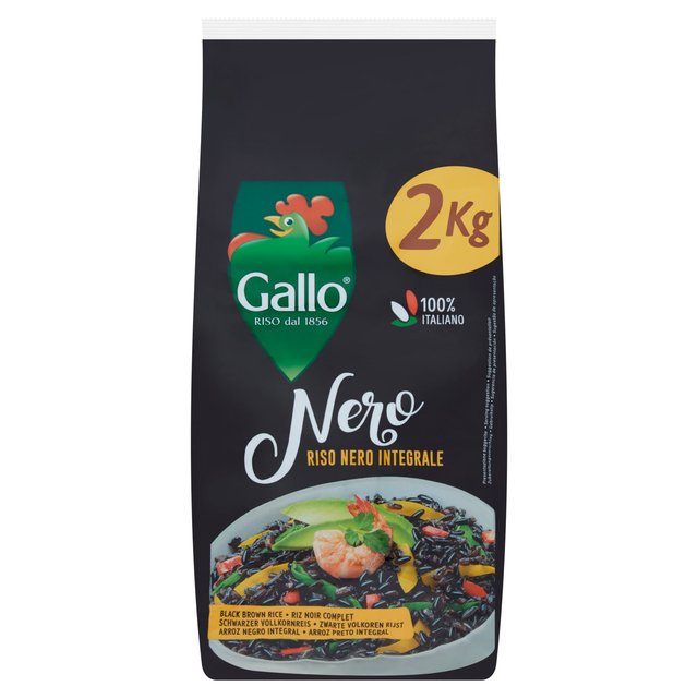 Riso Gallo Black Wholegrain Rustico Rice, 2kg