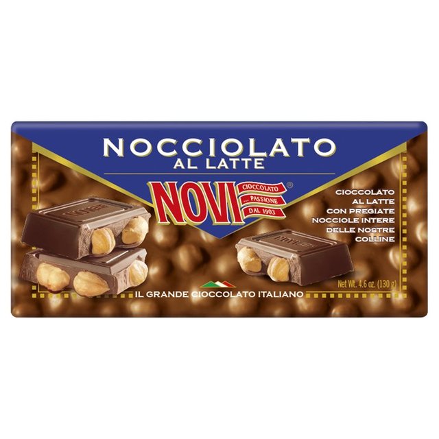 Novi Nocciolato Fine Milk With Whole Hazelnuts, 130g