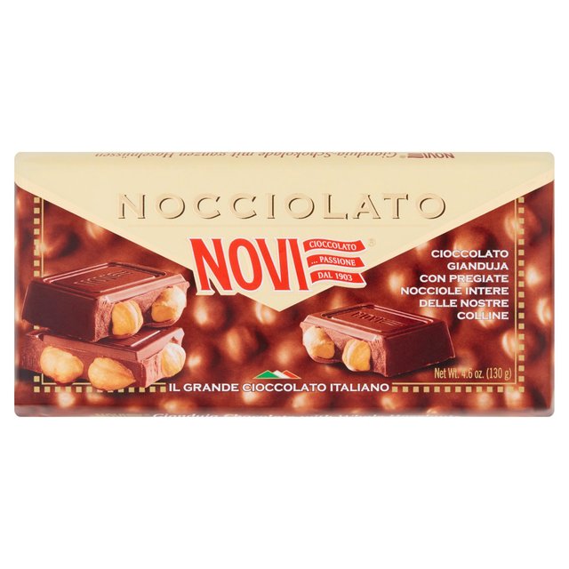 Novi Nocciolato Gianduja Chocolate With Whole Hazelnuts, 130g
