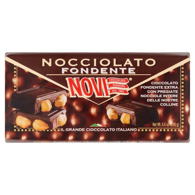 Novi Nocciolato Dark Chocolate With Whole Hazelnuts, 130g