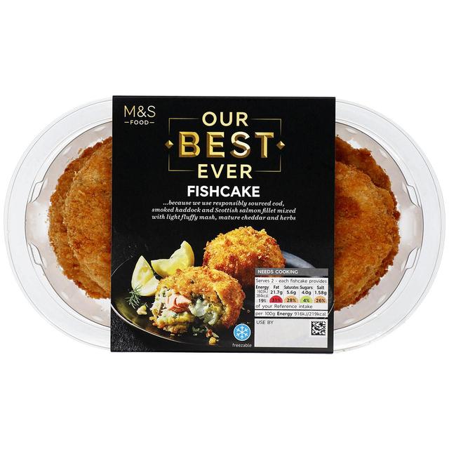 M & S Our Best Ever Fishcake, 350g
