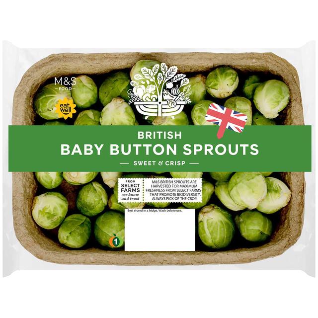 M & S British Baby Brussels Sprouts, 200g
