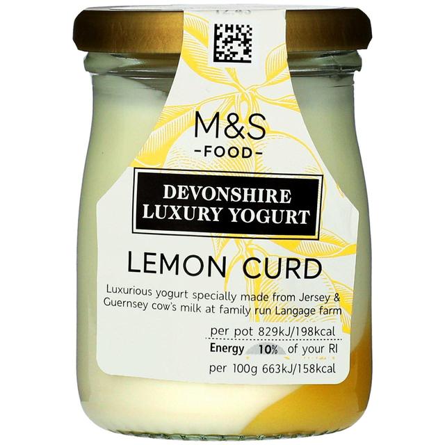 M & S Devonshire Luxury Lemon Curd Yogurt, 125g