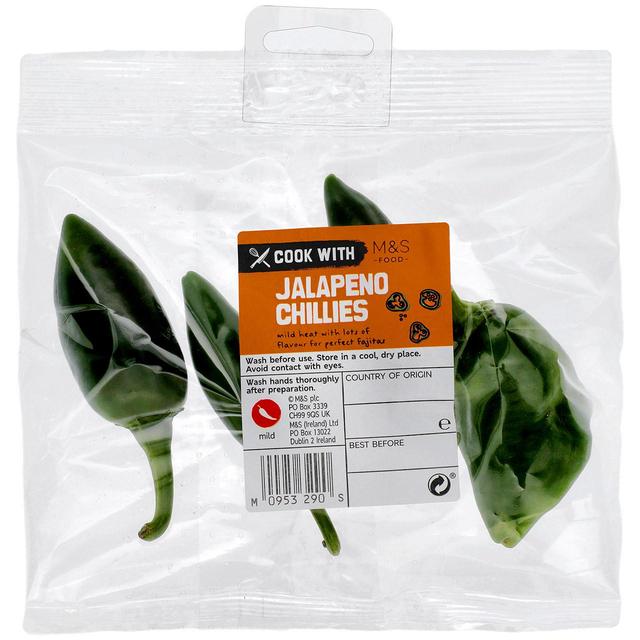 Cook With M & S Jalapeno Chillies, 65g