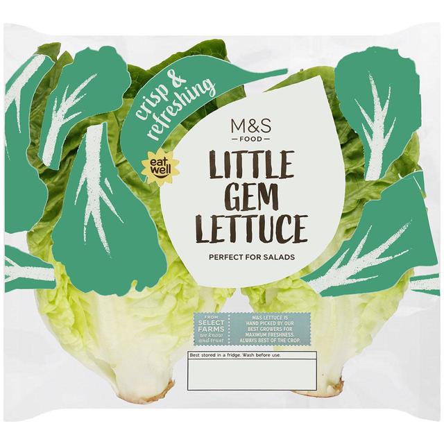 M & S Little Gem Lettuce, 2 Per Pack