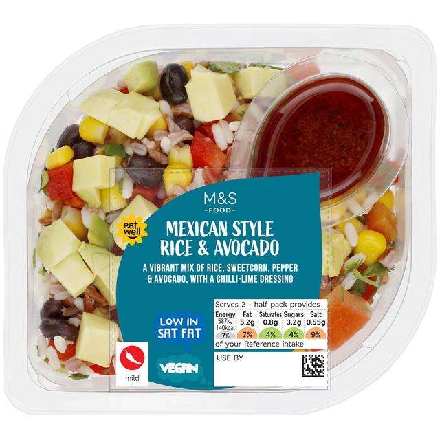 M & S Mexican Rice & Avocado, 200g