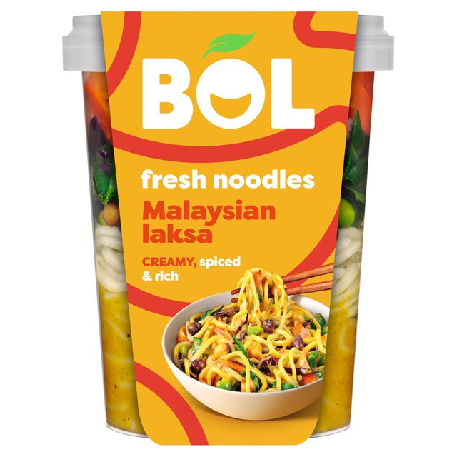 BOL Creamy Malaysian Laksa Ramen Fresh Noodles, 345g