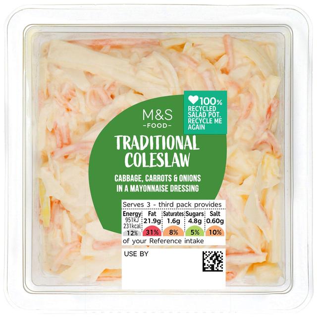 M & S Traditional Coleslaw, 300g