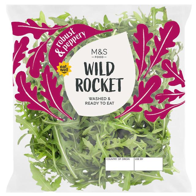 M & S Wild Rocket Washed & Ready to Eat, 60g