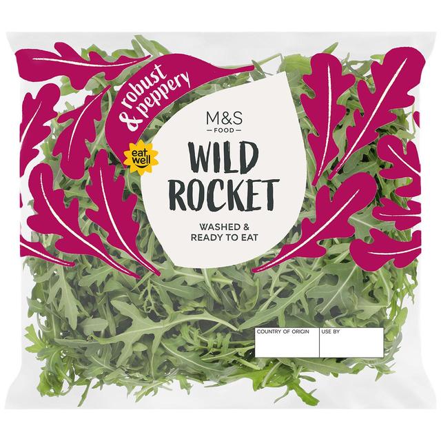 M & S Wild Rocket Washed & Ready to Eat, 120g