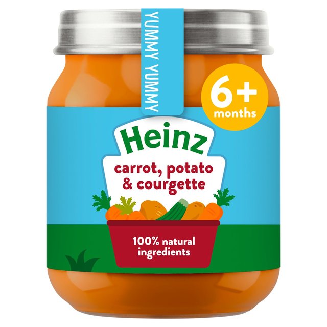 Heinz By Nature Carrot, Potato & Courgette Jar Baby Food 6+ Months, 120g
