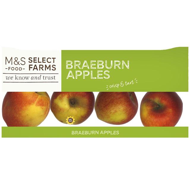 M & S Braeburn Apples, 4 Per Pack