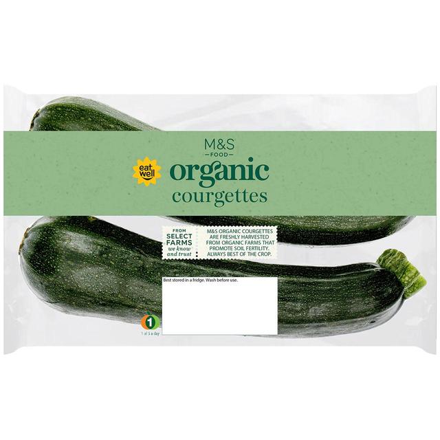 M & S Organic Courgettes, 300g