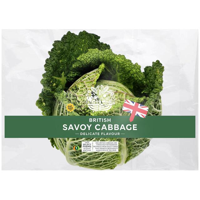 M & S Savoy Cabbage, One Size