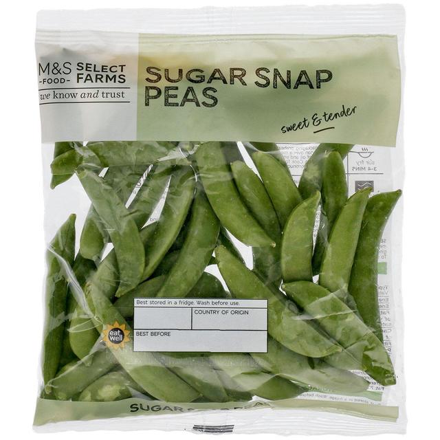 M & S Sugar Snap Peas, 250g