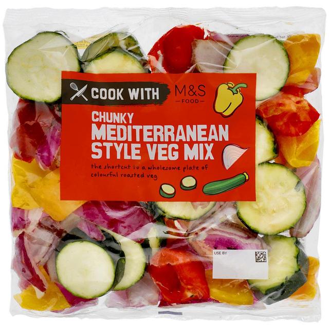 Cook With M & S Chunky Mediterranean Style Veg Mix, 550g
