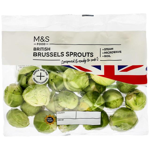 M & S Prepared Brussels Sprouts, 320g