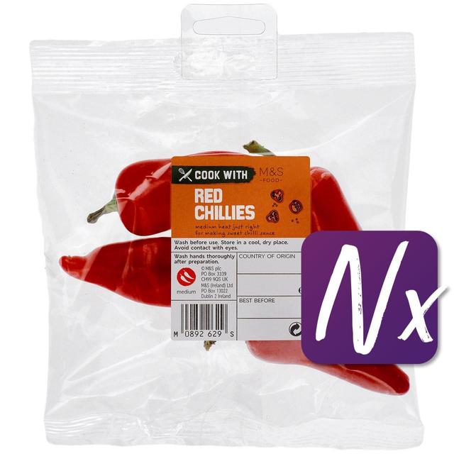 Cook With M & S Red Chillies, 75g