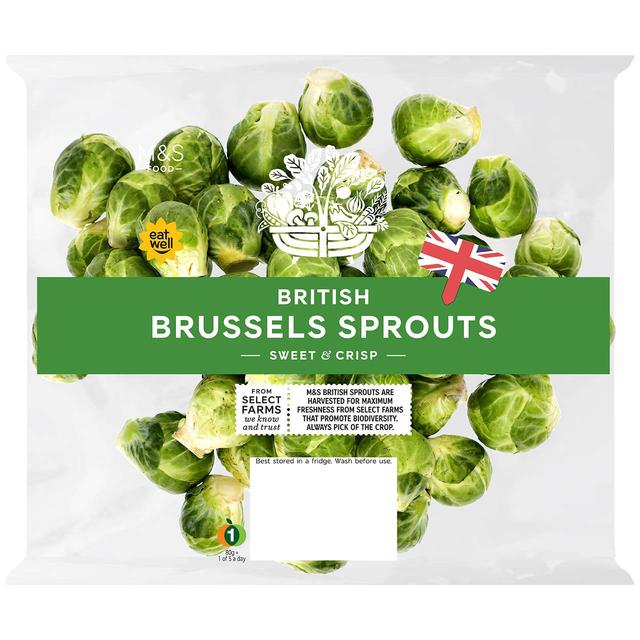 M & S British Brussels Sprouts, 500g