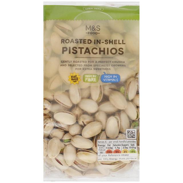 M & S Roasted Pistachio Nuts, 300g