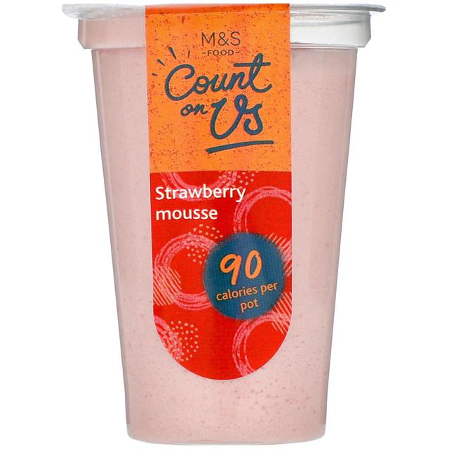 M & S Count On Us Strawberry Mousse, 70g