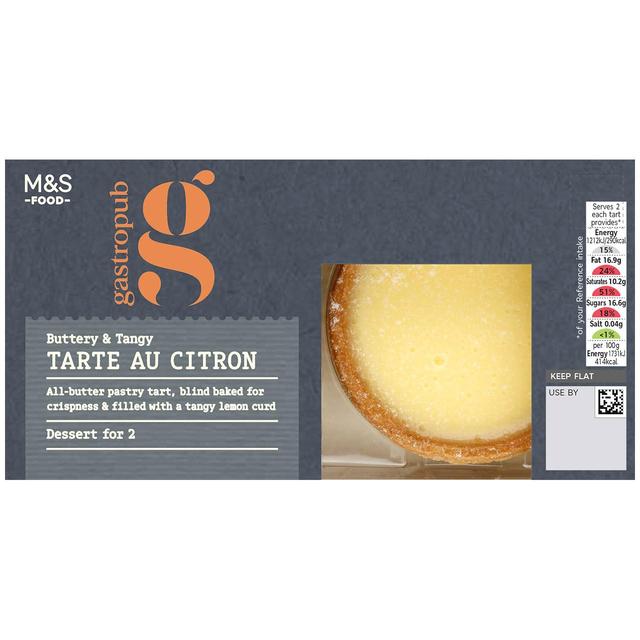 M & S Gastropub Tarte Au Citron, 2 Per Pack