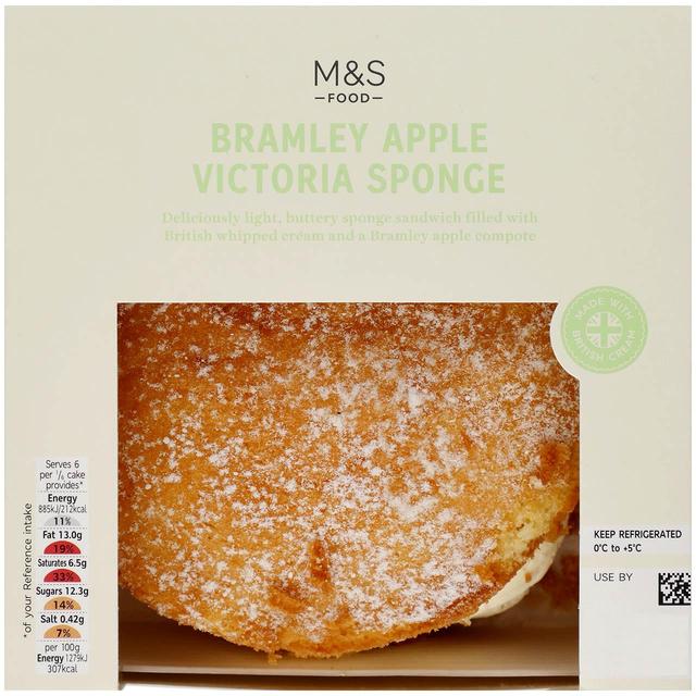 M & S Bramley Apple Victoria Sponge Sandwich, 430g