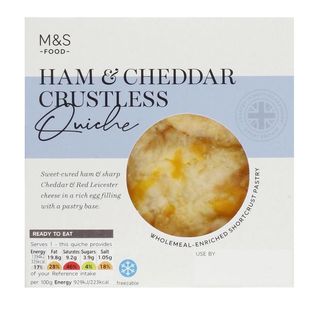 M & S Ham & Cheese Crustless Quiche, 150g