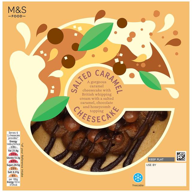 M & S Salted Caramel Cheesecake, 560g