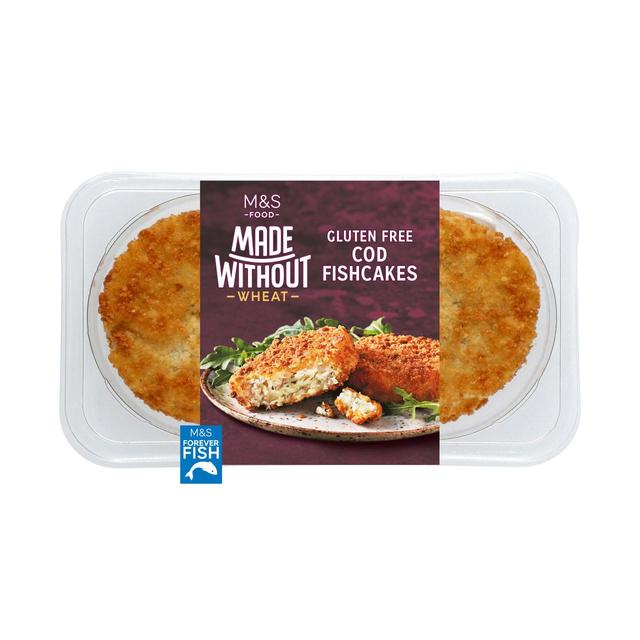 M & S Made Without 2 Cod Fishcakes, 170g