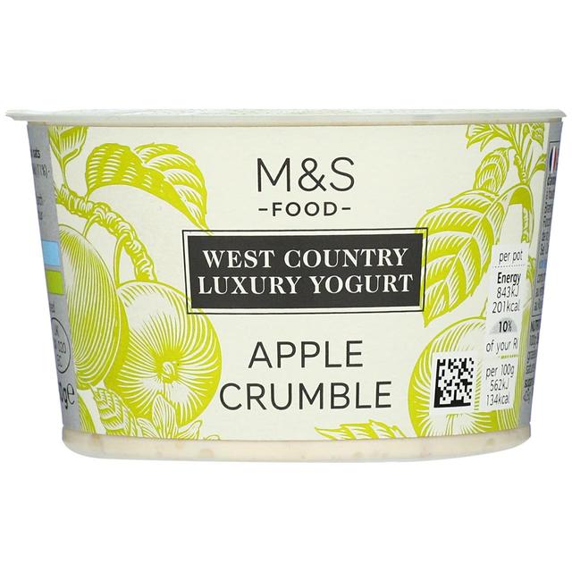 M & S Luxury Apple Crumble Yogurt With Oats, 150g