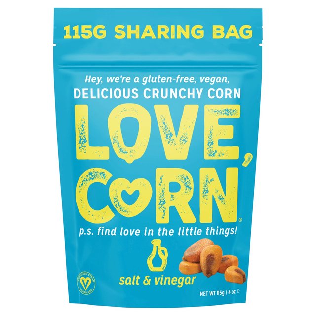 Love Corn Salt & Vinegar Crunchy Corn, 115g