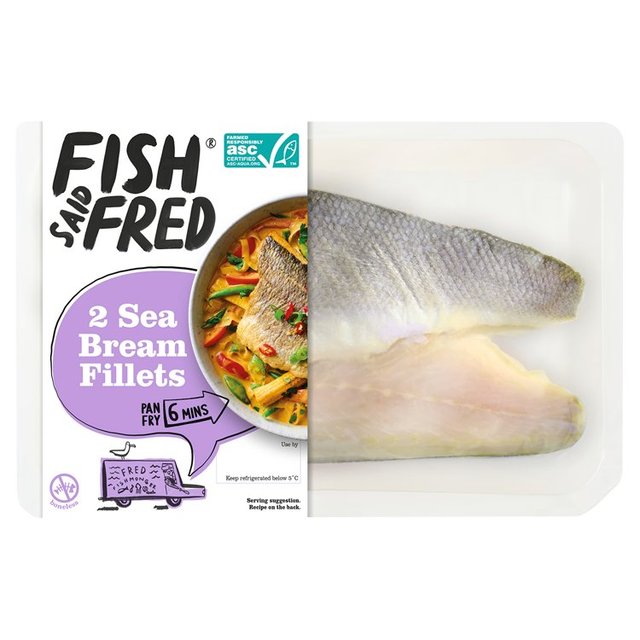 Fish Said Fred ASC Sea Bream Fillets, 180g