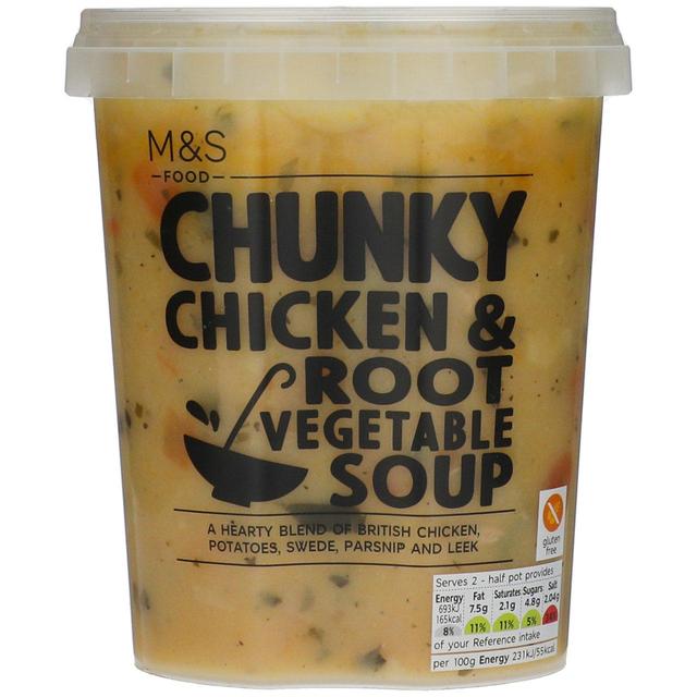 M & S Chunky Chicken & Root Vegetable Soup, 600g