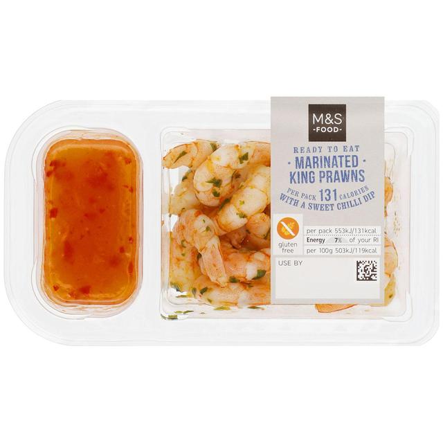 M & S King Prawns With a Sweet Chilli Dip, 110g