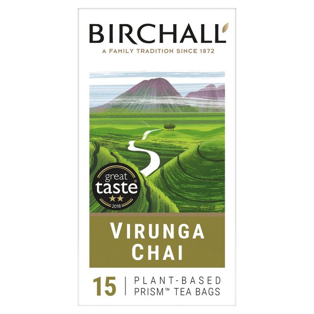 Birchall Virunga Chai 15 Prism Tea Bags, 15 Per Pack